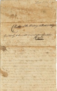 Pawtuxet Rangers 1774 Charter